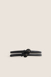 Black Double Strap Belt