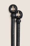Black Double Strap Belt
