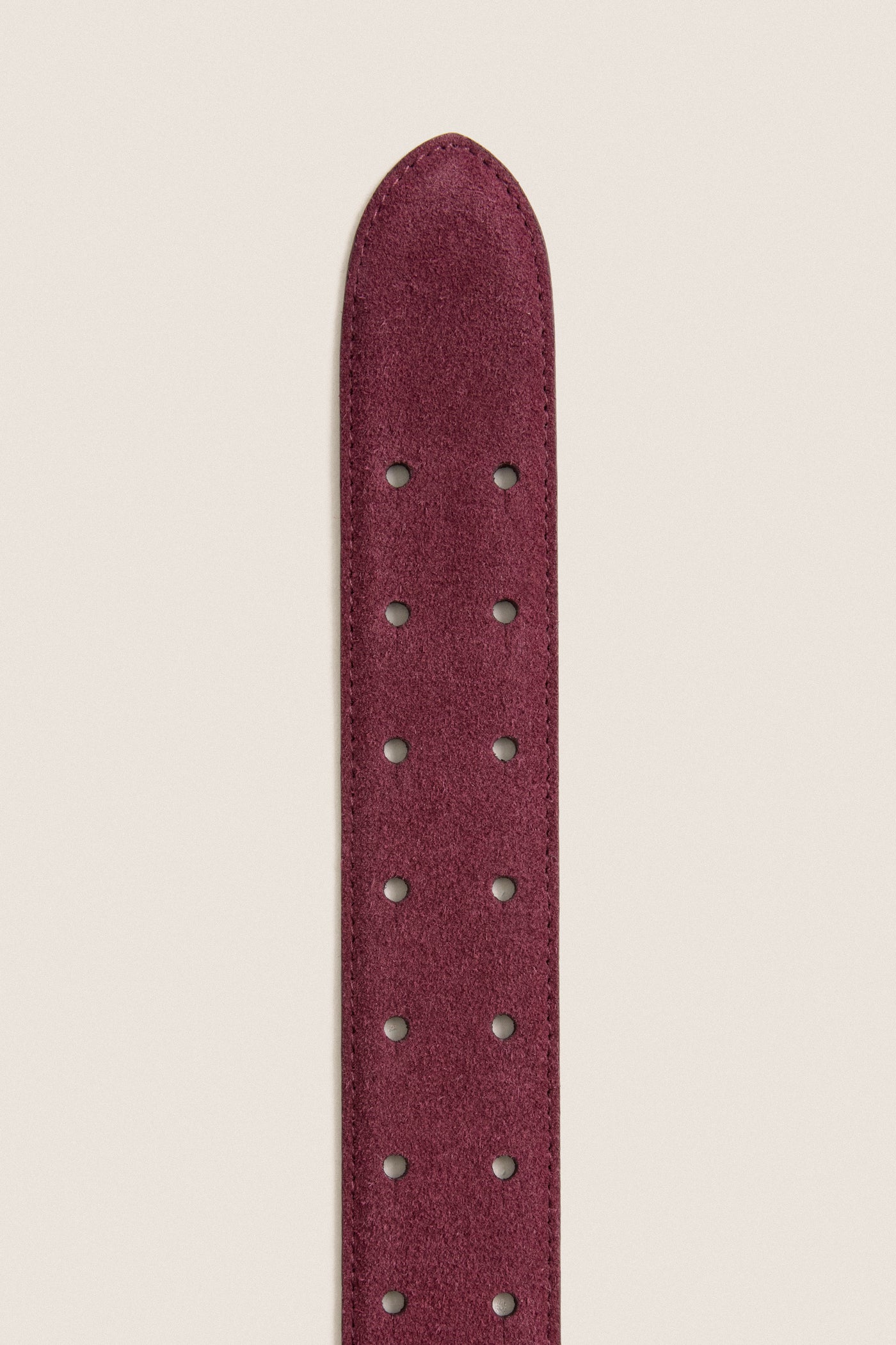 Plum Suede Waist Belt