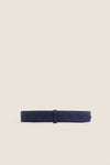 Navy Suede Waist Belt