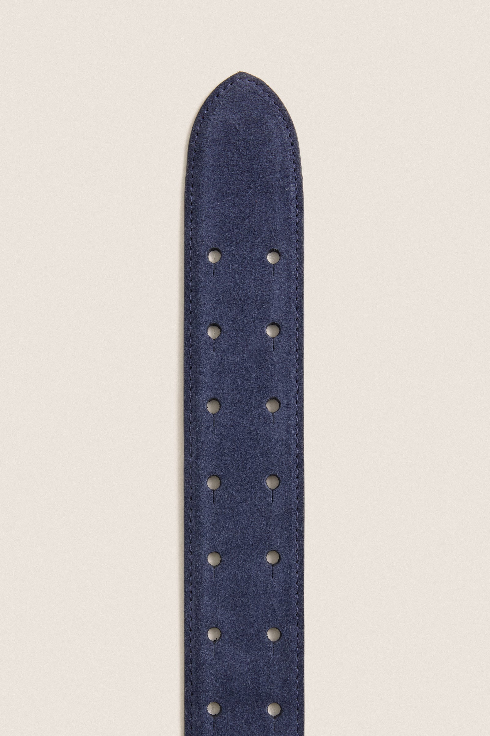 Navy Suede Waist Belt