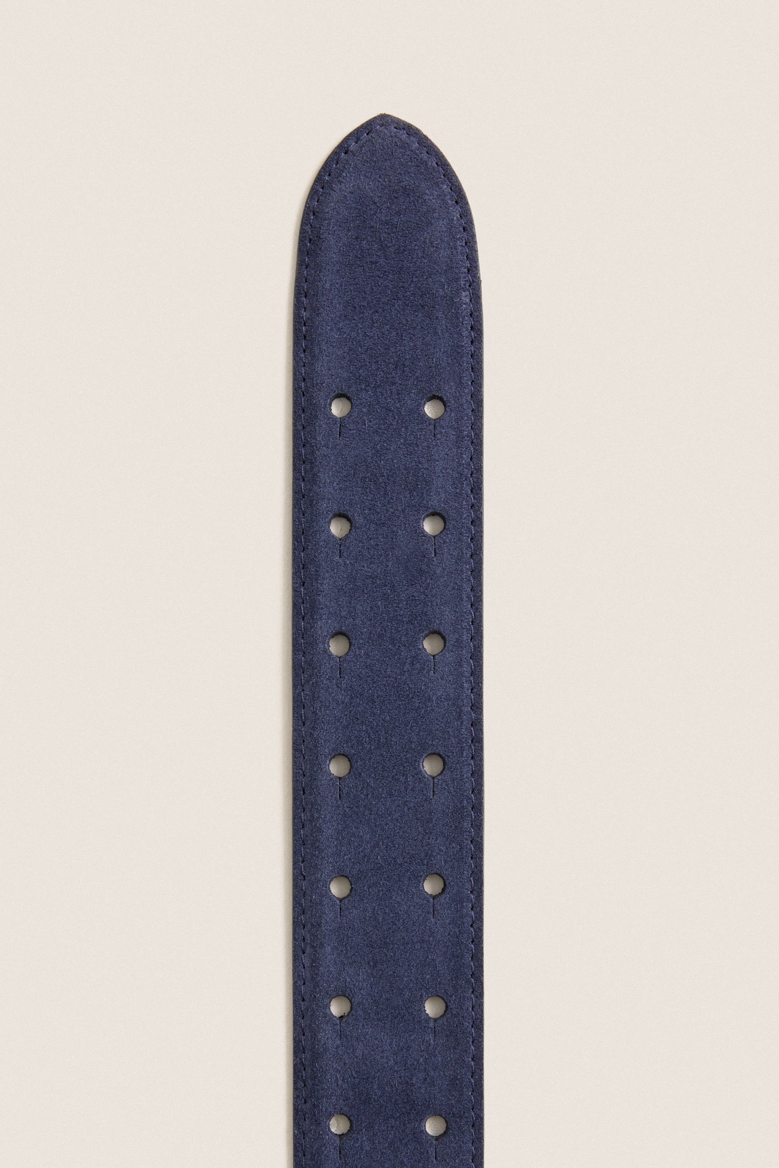 Navy Suede Waist Belt