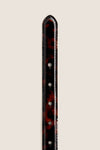 Patent Tortoise Buckless Skinny Belt