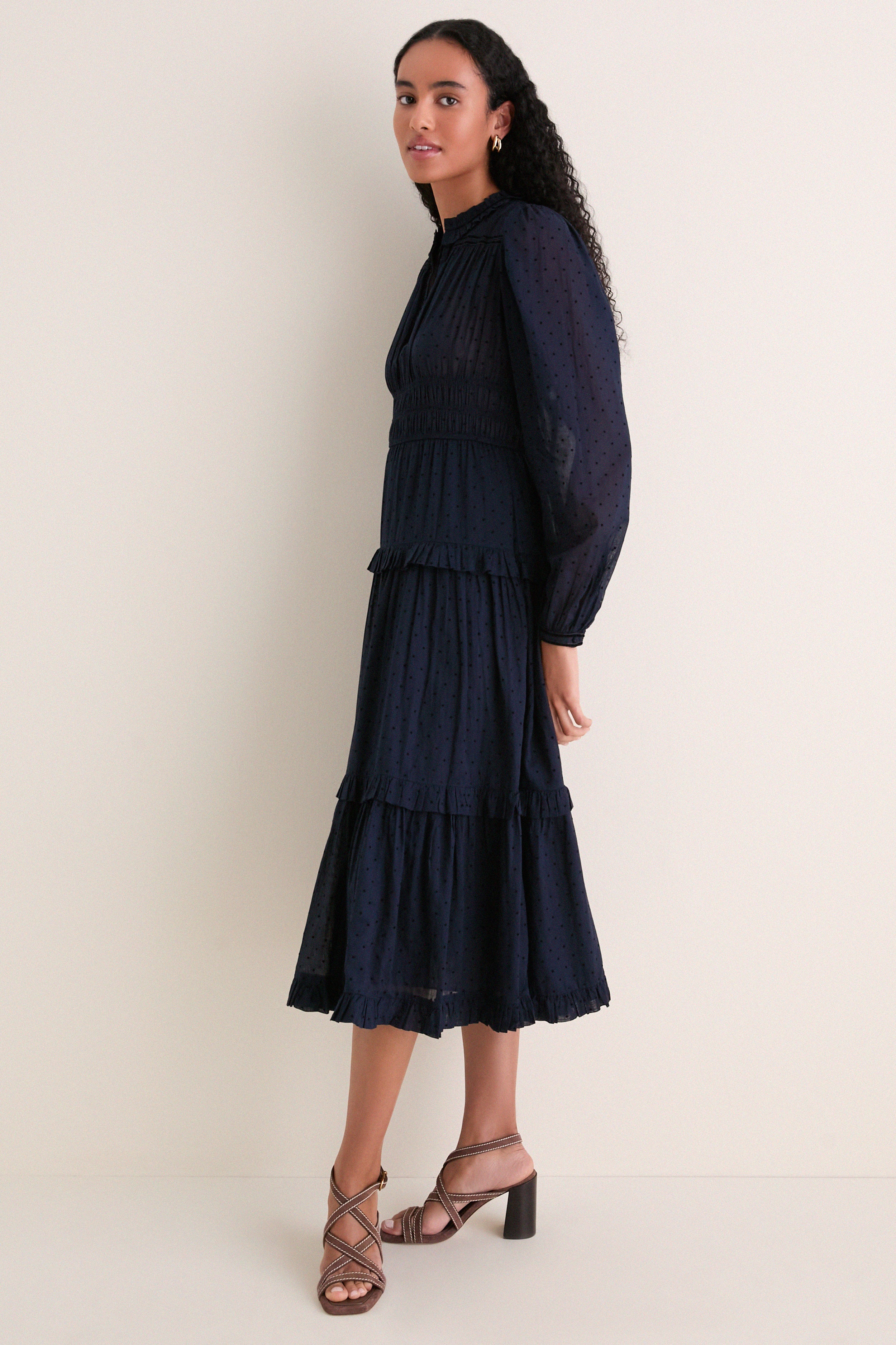 Nightfall Ardelle Long Sleeve Cotton Dress