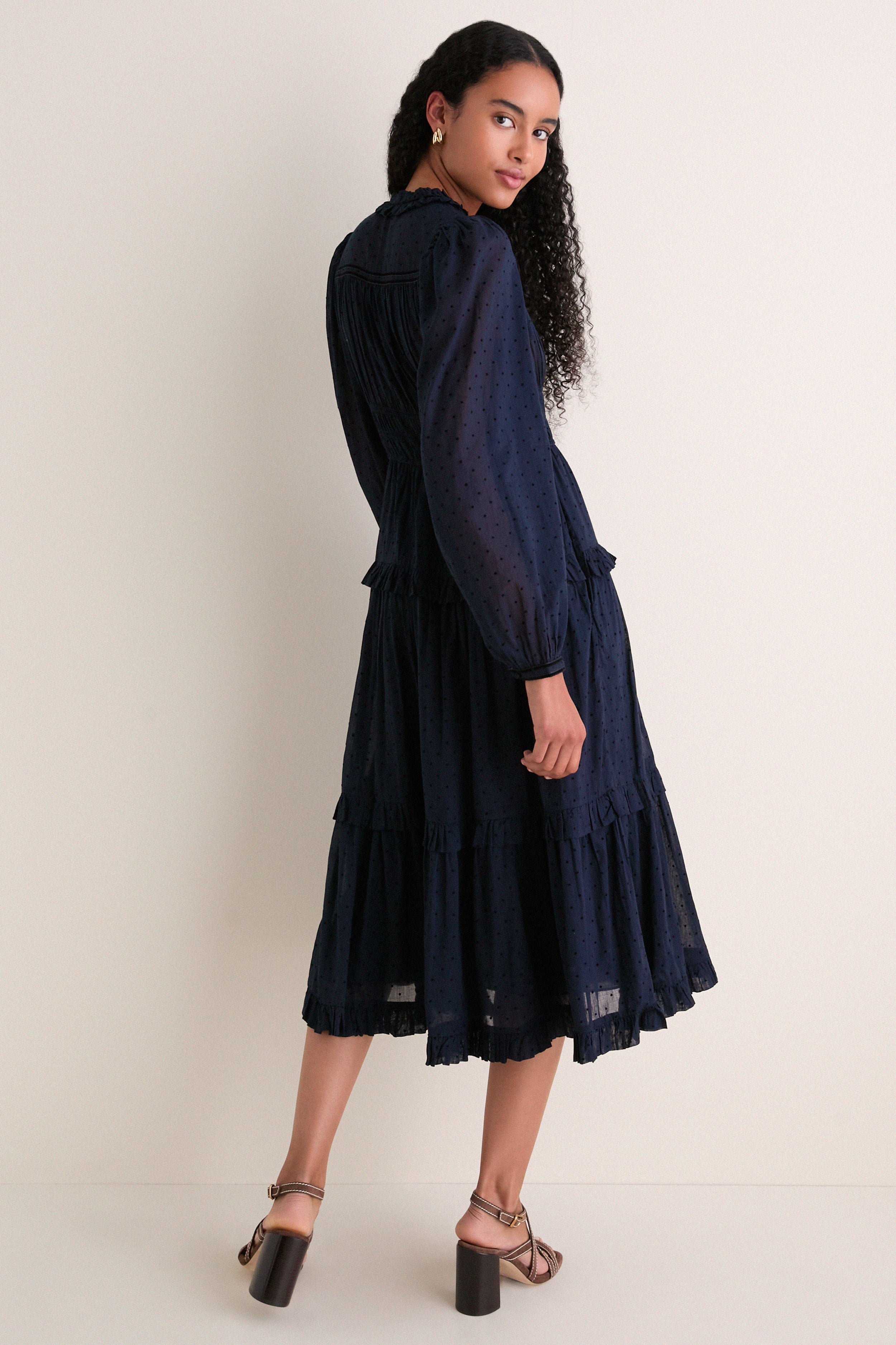 Nightfall Ardelle Long Sleeve Cotton Dress