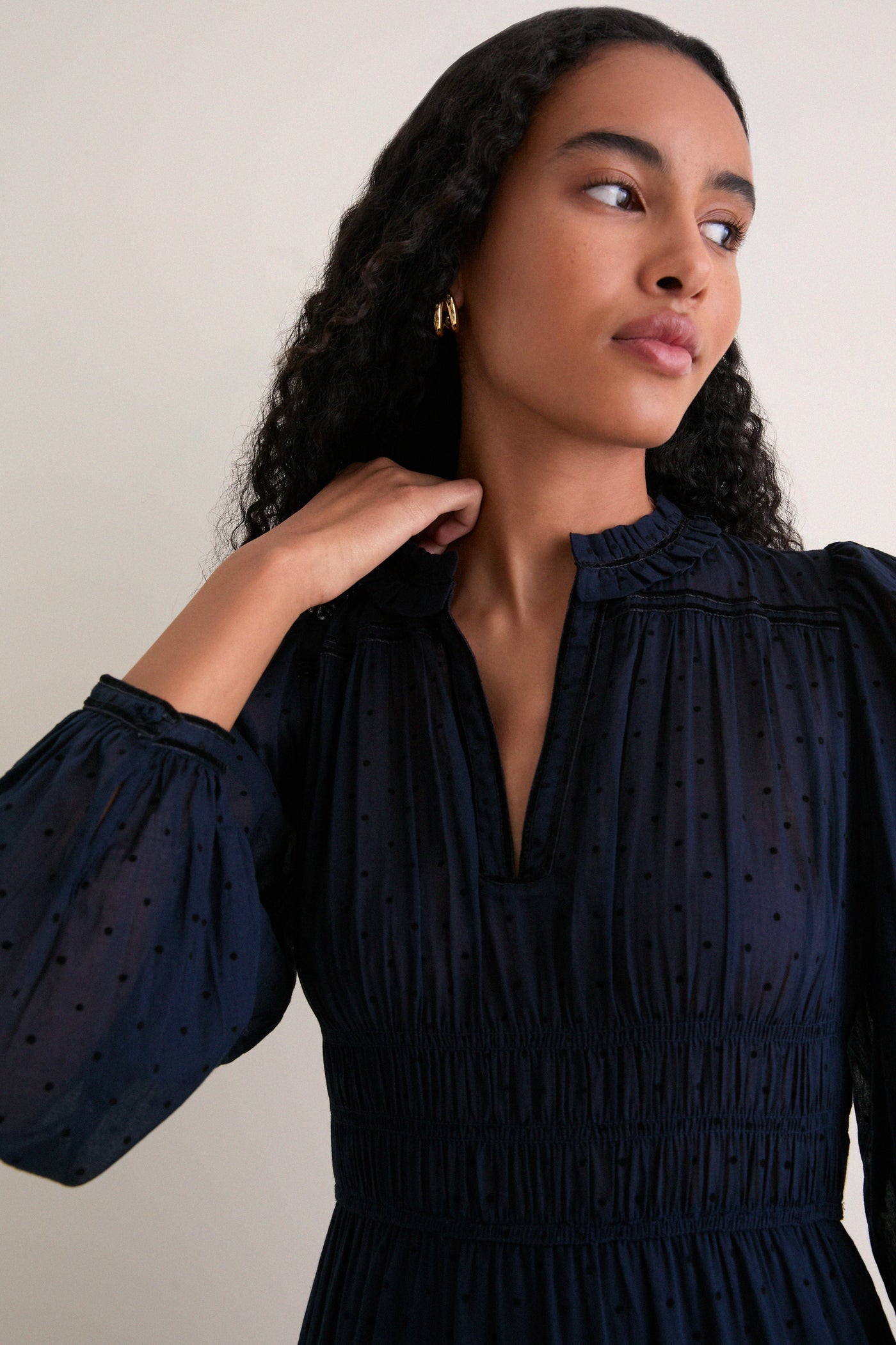 Nightfall Ardelle Long Sleeve Cotton Dress
