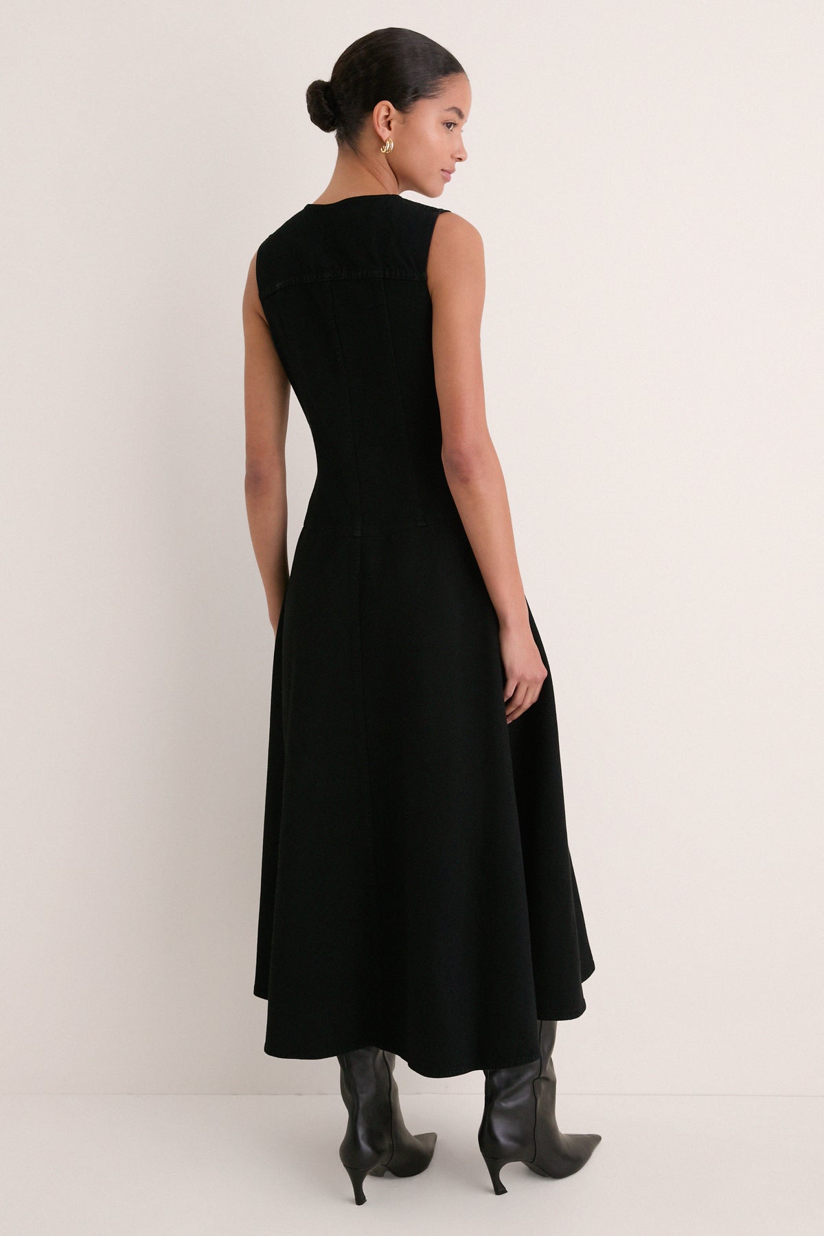 Noir Odella Denim Dress
