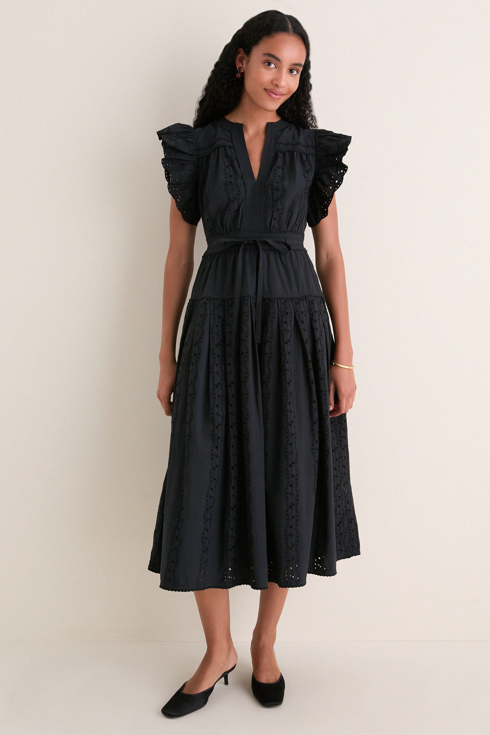 Noir Dani Short Sleeve Cotton Dress
