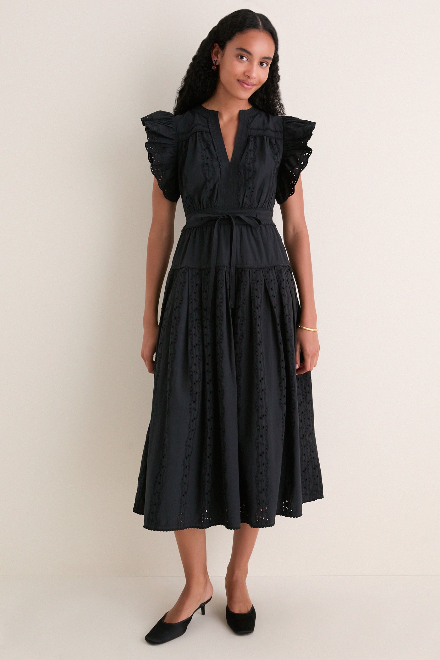 Noir Dani Short Sleeve Cotton Dress