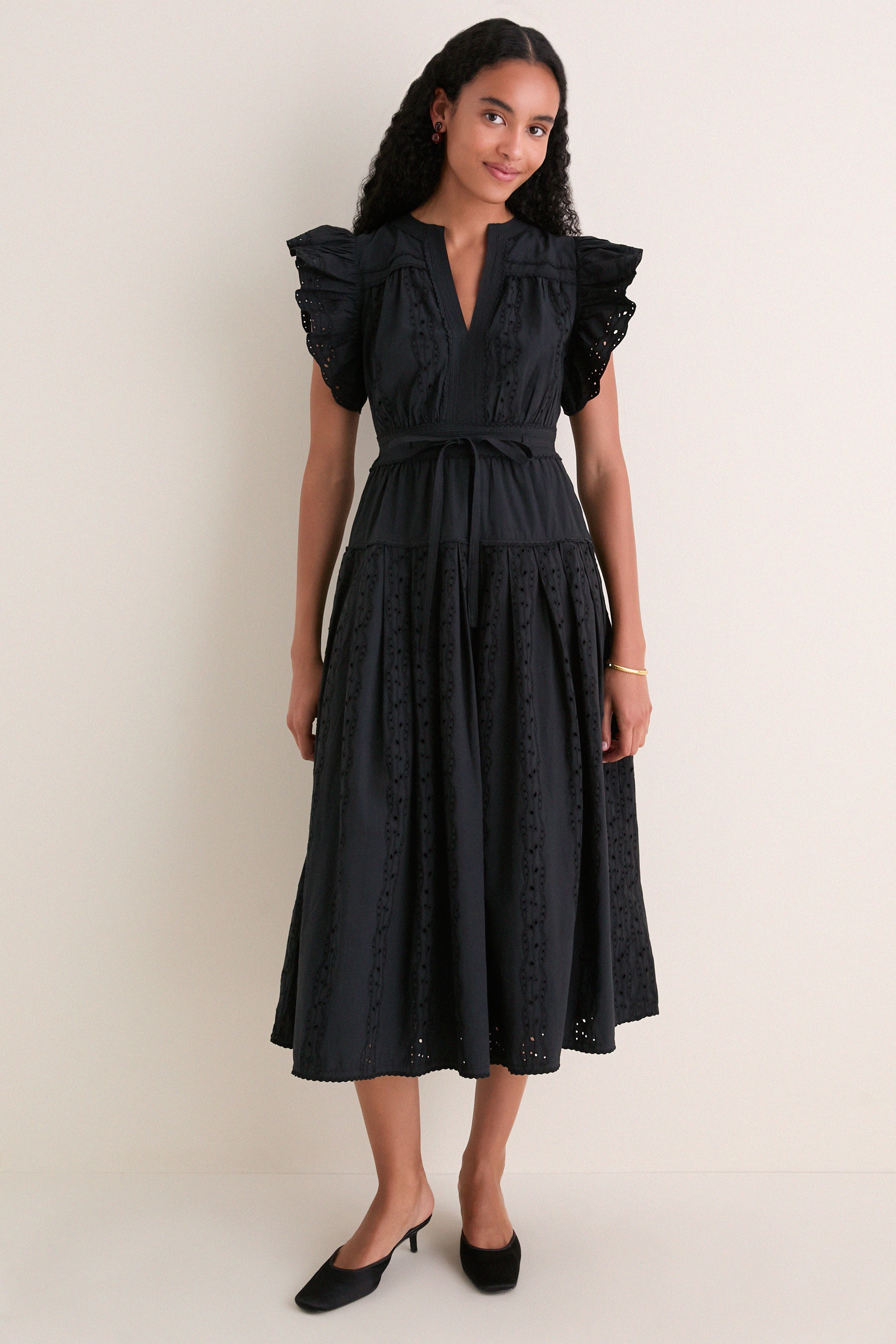 Noir Dani Short Sleeve Cotton Dress