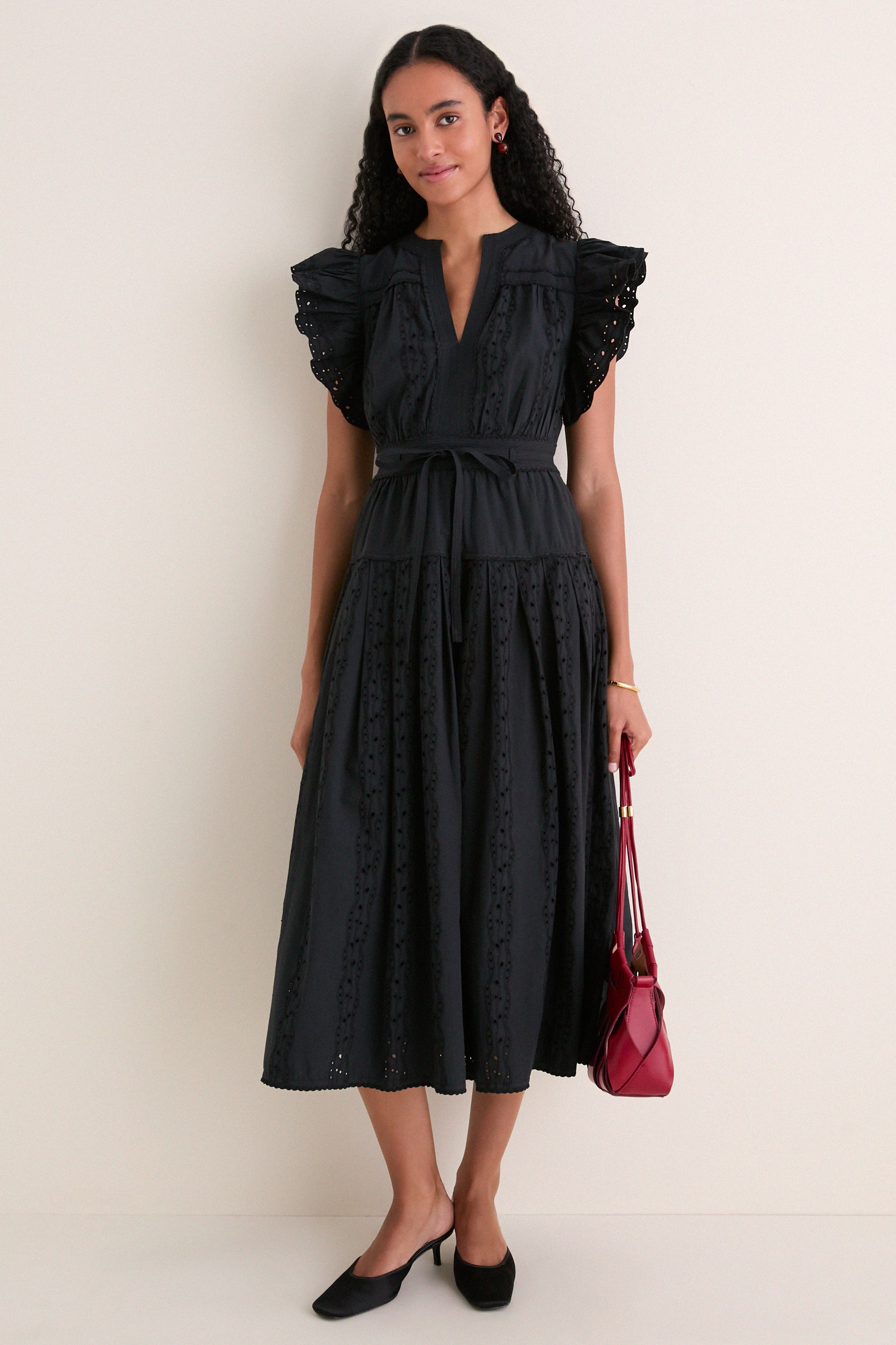 Noir Dani Short Sleeve Cotton Dress