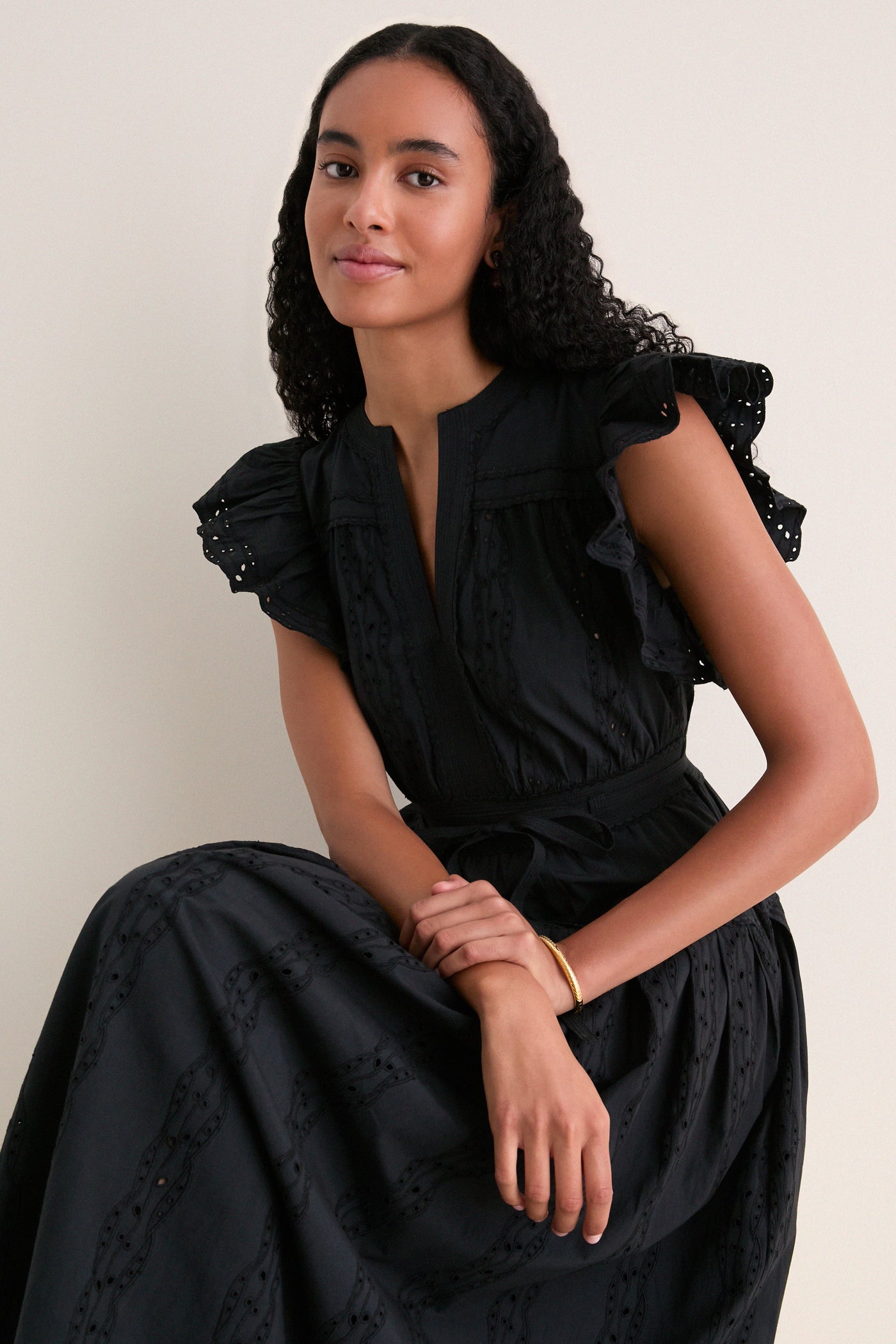 Noir Dani Short Sleeve Cotton Dress