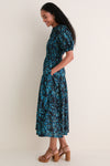 Midnight Othella Short Sleeve Cotton Dress