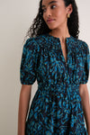 Midnight Othella Short Sleeve Cotton Dress