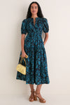 Midnight Othella Short Sleeve Cotton Dress