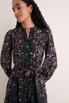 Eclipse Tessa Long Sleeve Silk Dress