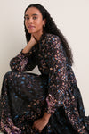 Eclipse Tessa Long Sleeve Silk Dress