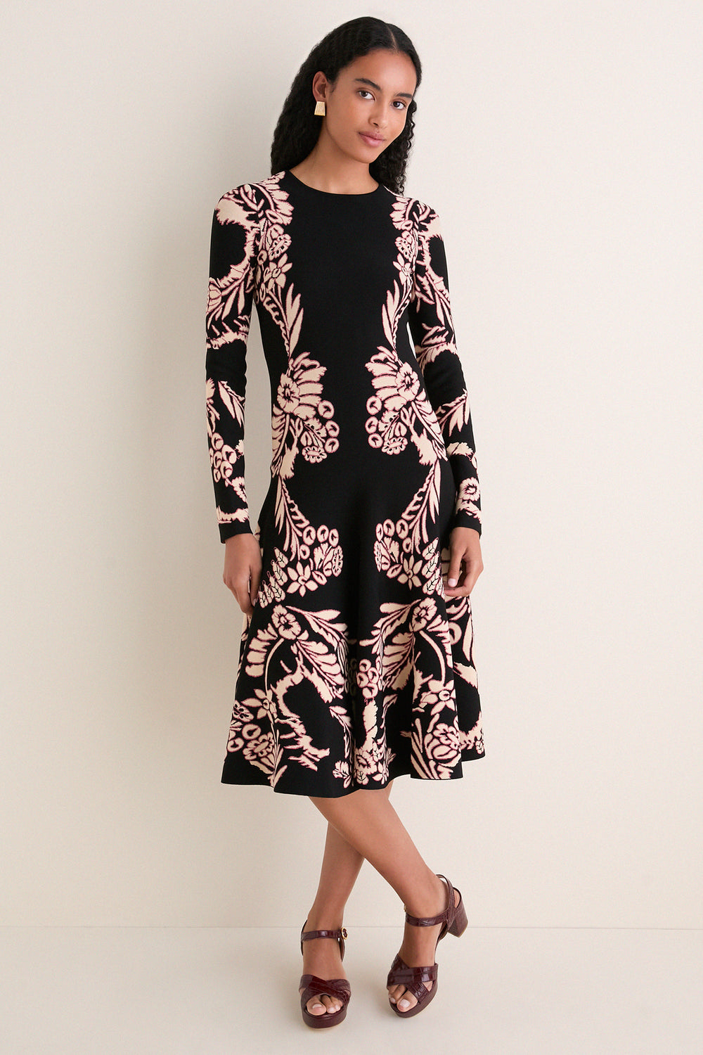 Vesper Nerissa Jacquard Dress