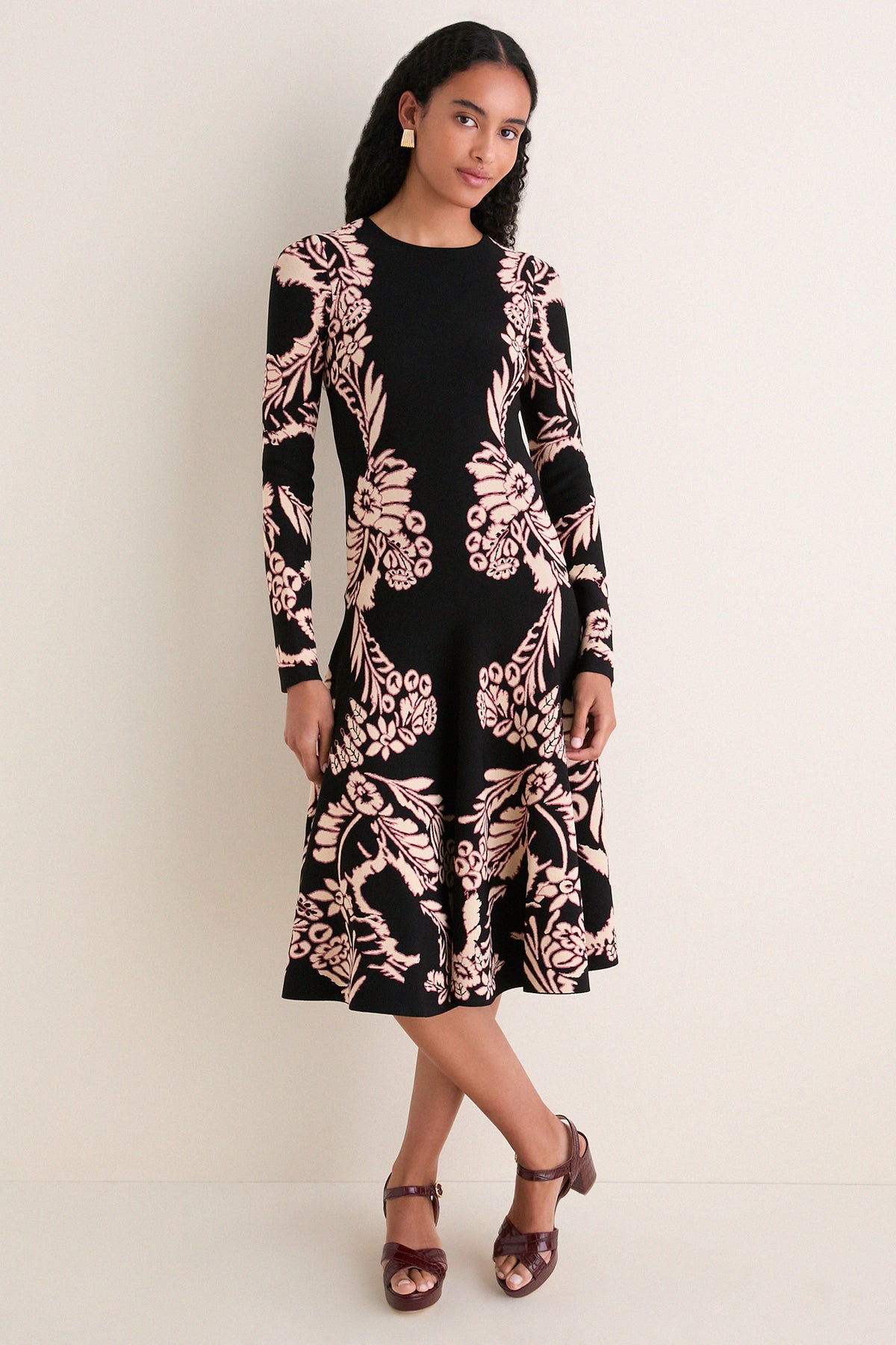 Vesper Nerissa Jacquard Dress
