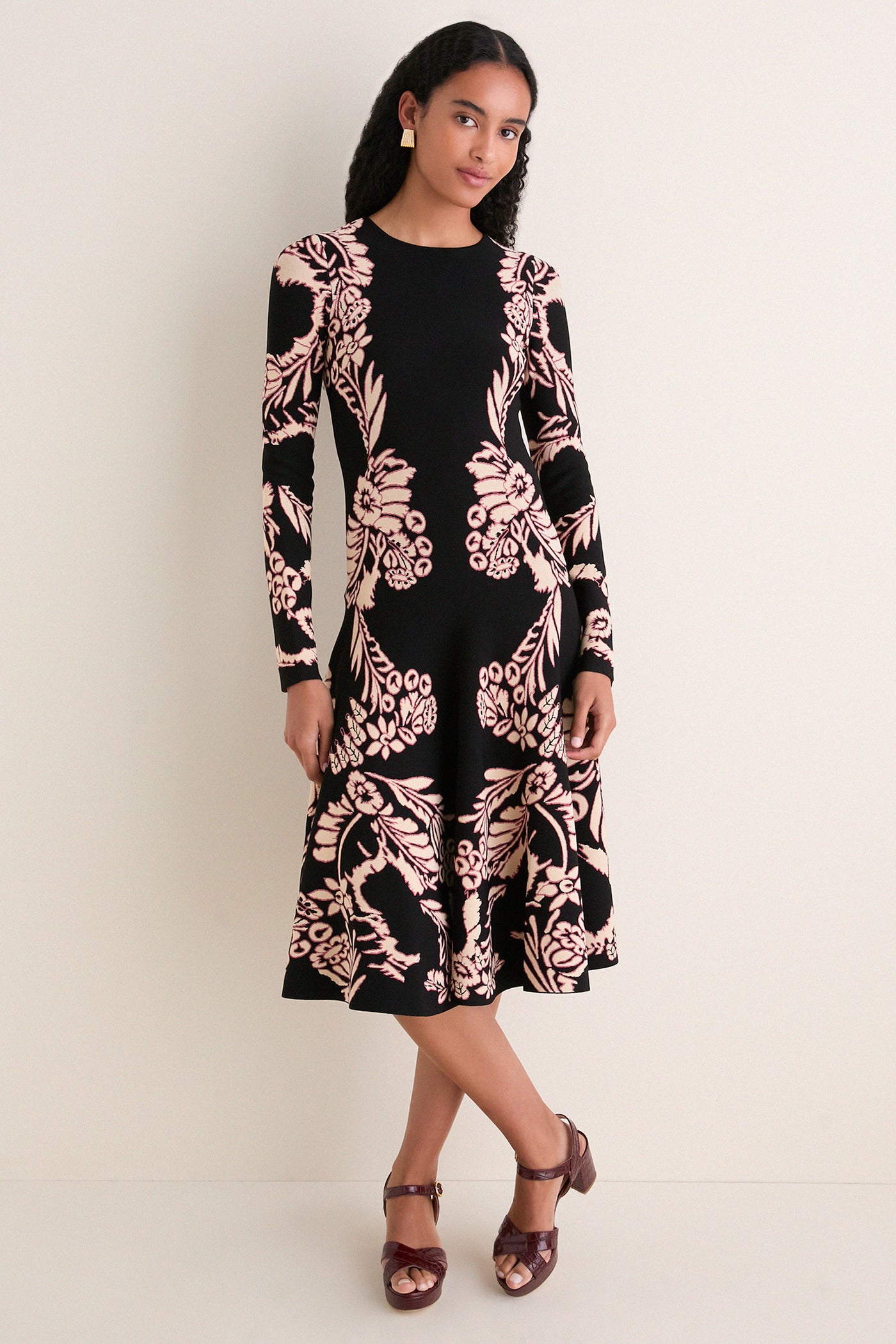 Vesper Nerissa Jacquard Dress