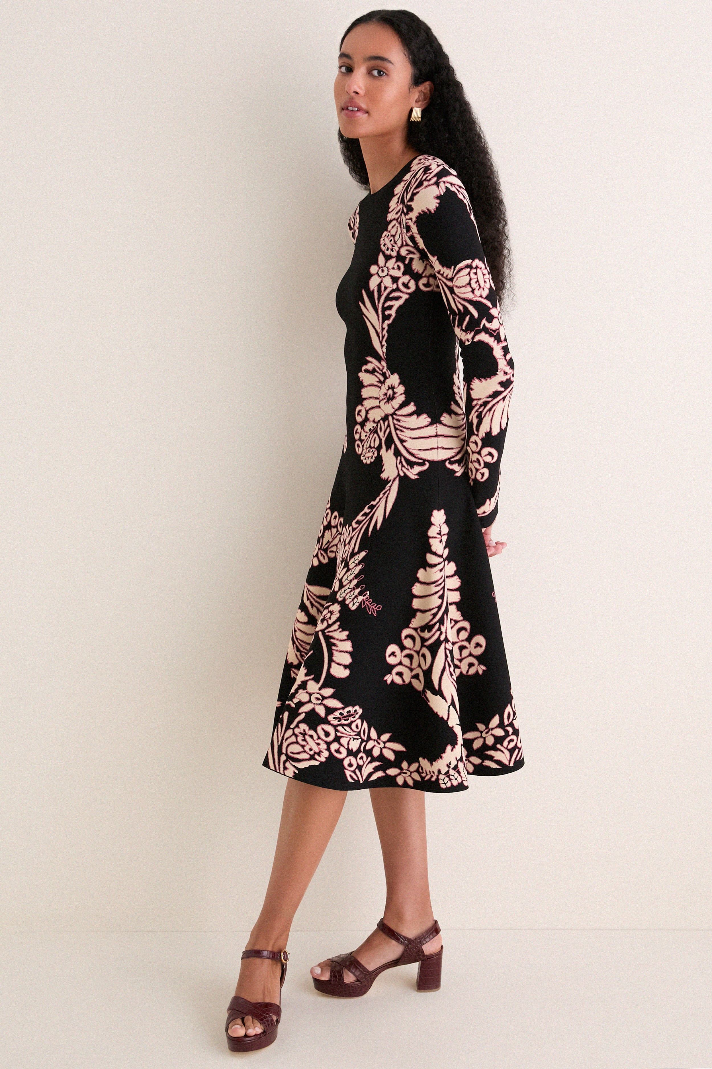 Vesper Nerissa Jacquard Dress