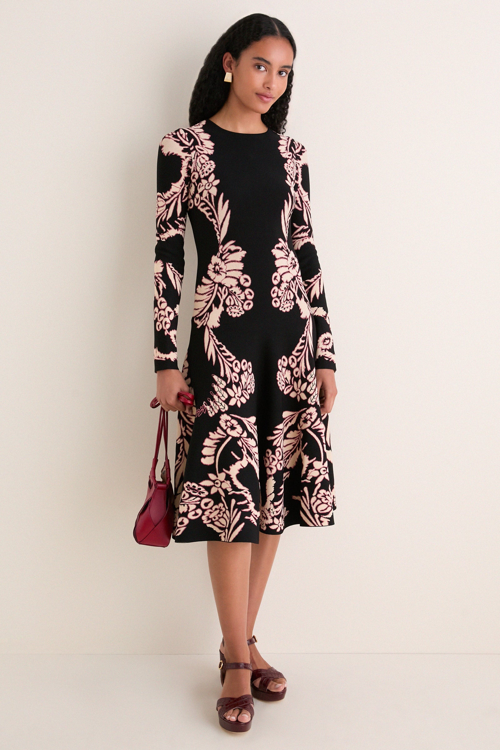 Vesper Nerissa Jacquard Dress
