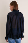 Nightfall Marcella Long Sleeve Cotton Blouse