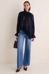 Nightfall Marcella Long Sleeve Cotton Blouse