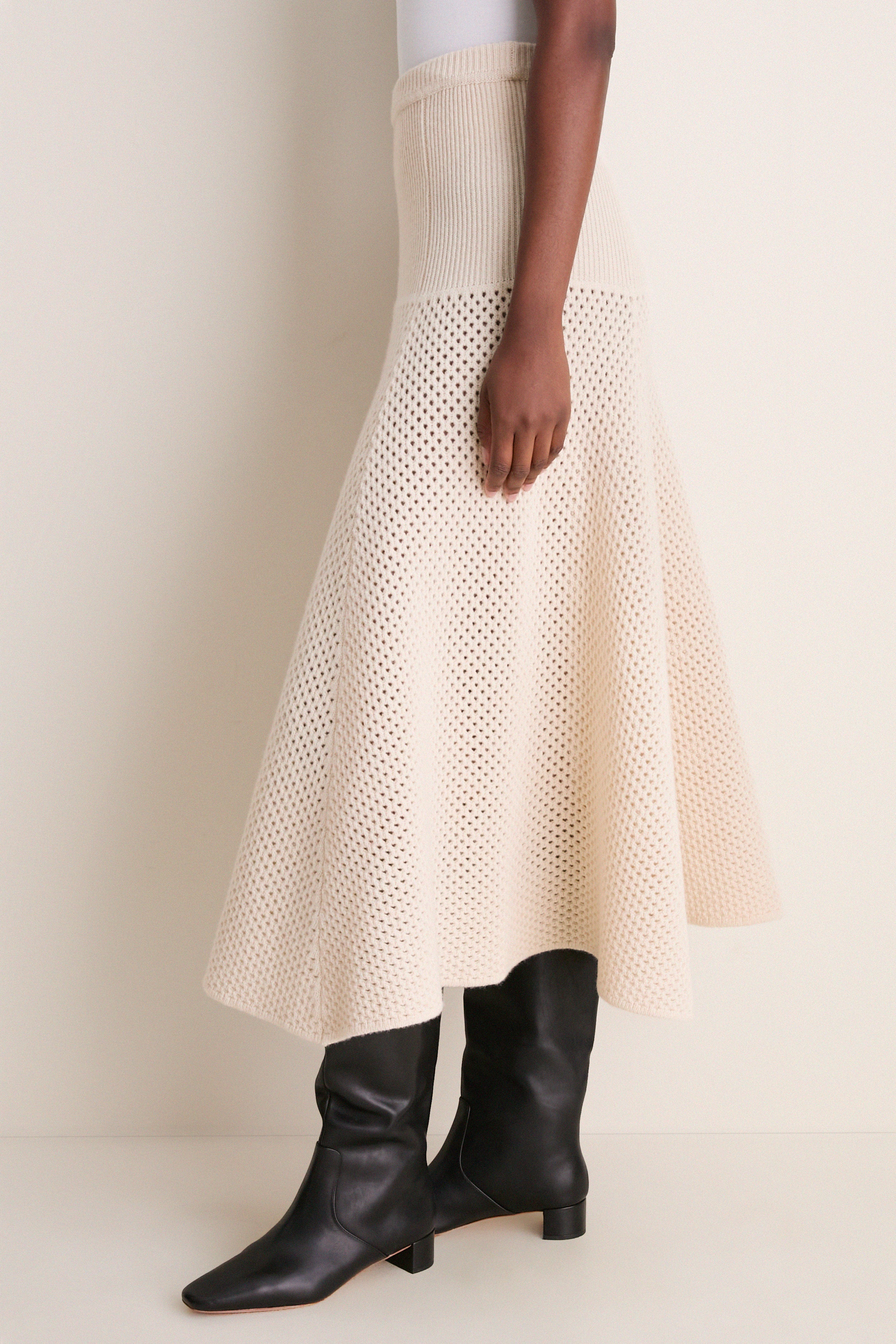 Cloud Lucia Wool Knit Skirt