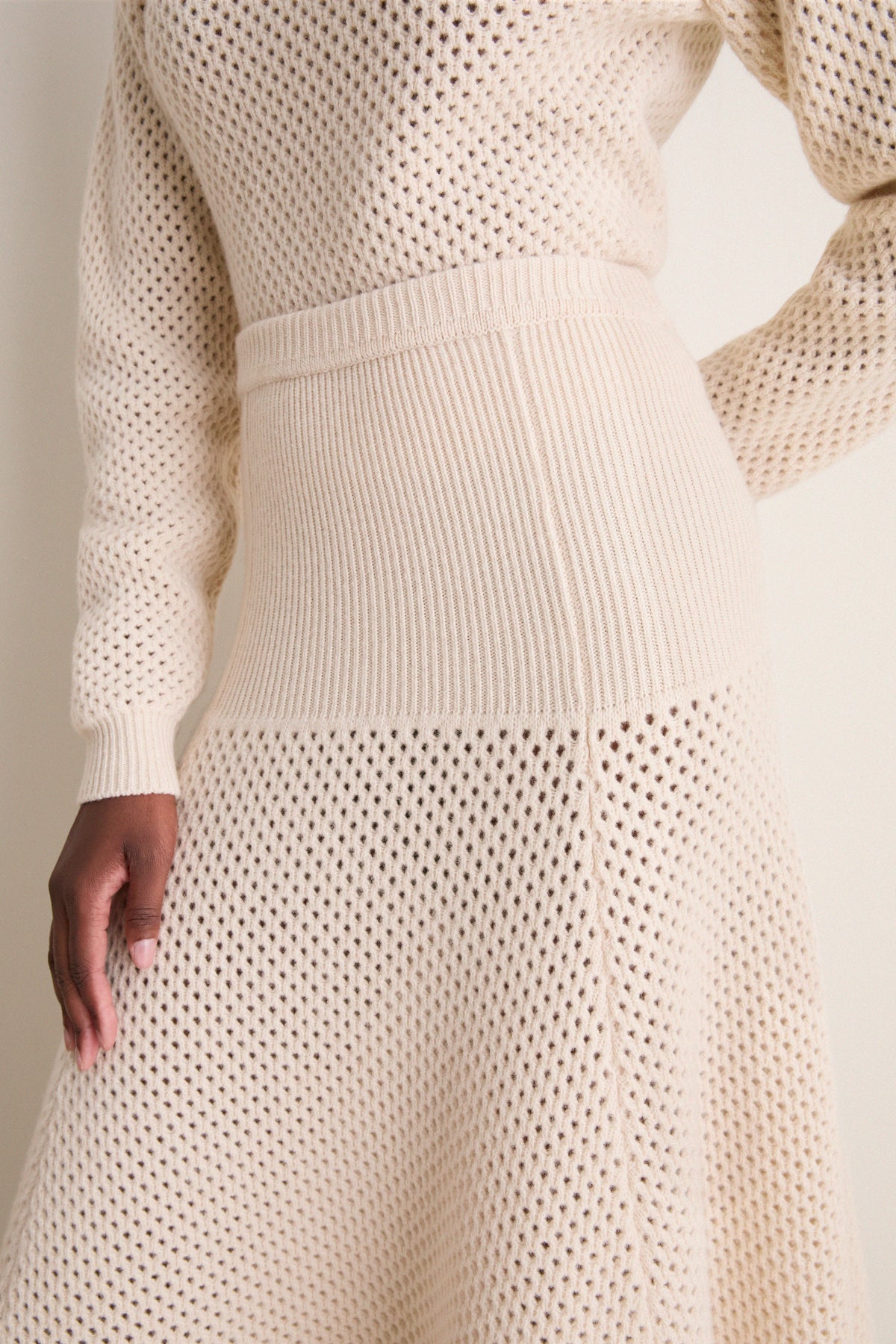 Cloud Lucia Wool Knit Skirt