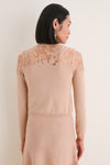 Almond Talia Lace Cardigan