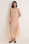 Almond Talia Lace Cardigan