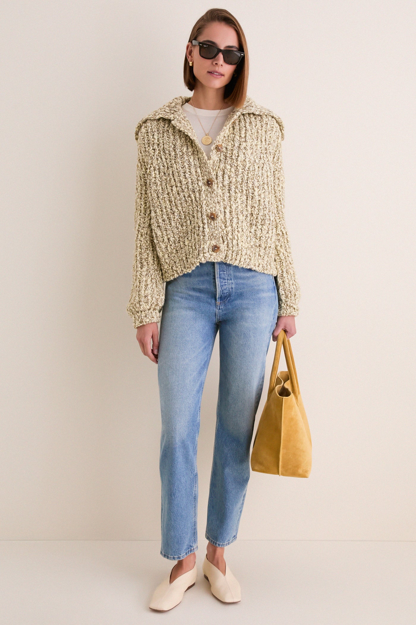 Alabaster Louise Knit Cardigan