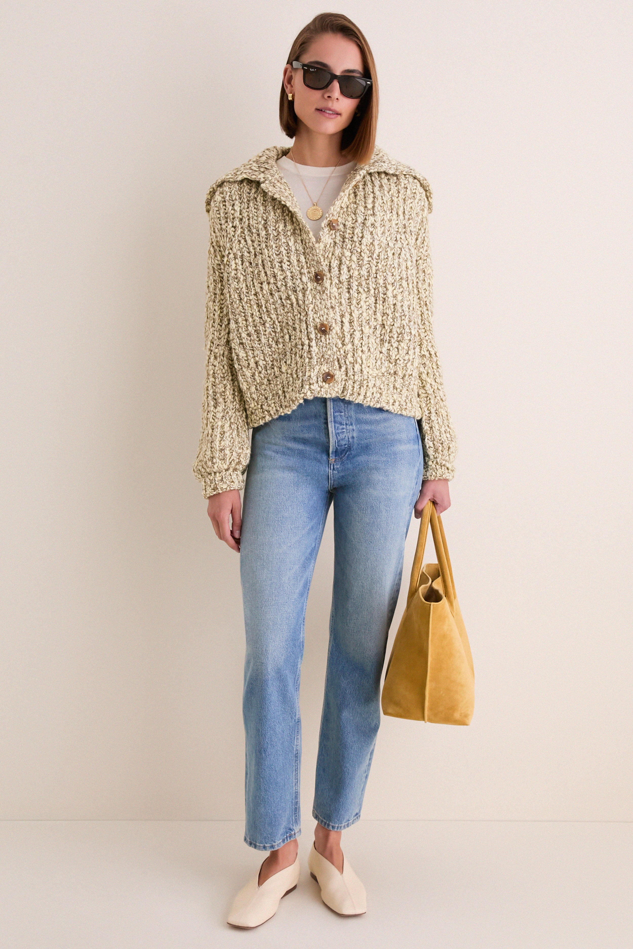 Alabaster Louise Knit Cardigan