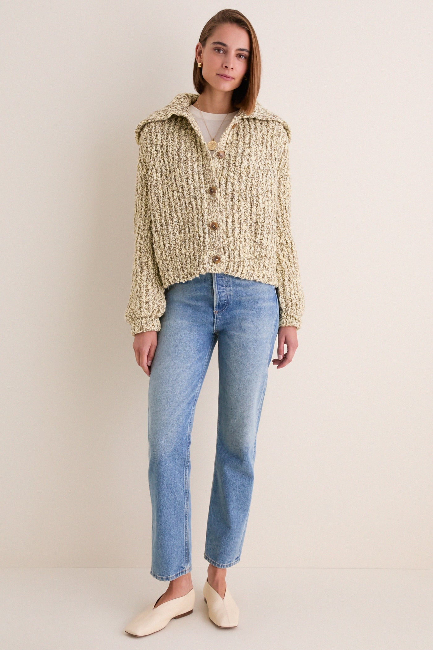 Alabaster Louise Knit Cardigan