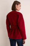 Cerise Sasha Wool Coat