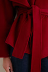 Cerise Sasha Wool Coat
