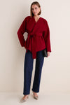 Cerise Sasha Wool Coat