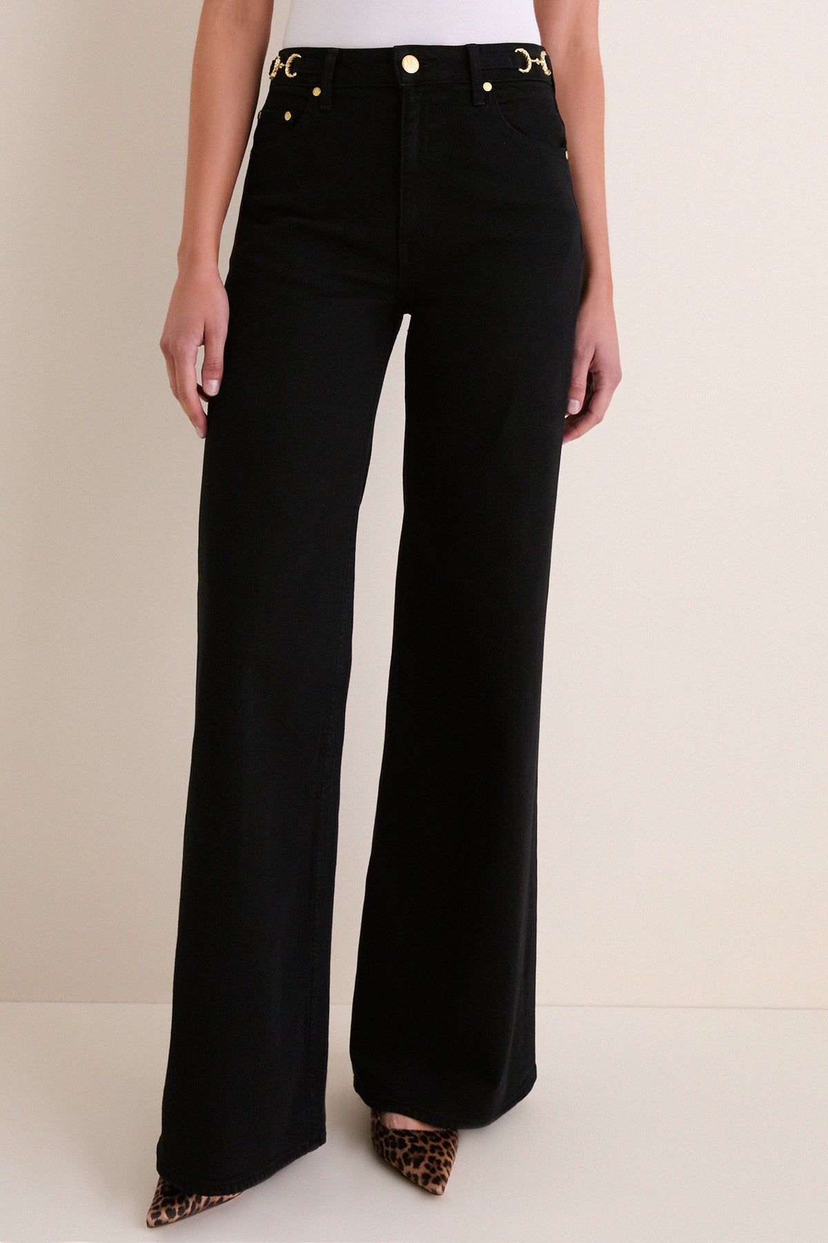 Noir Stretch Valory Flare Jean