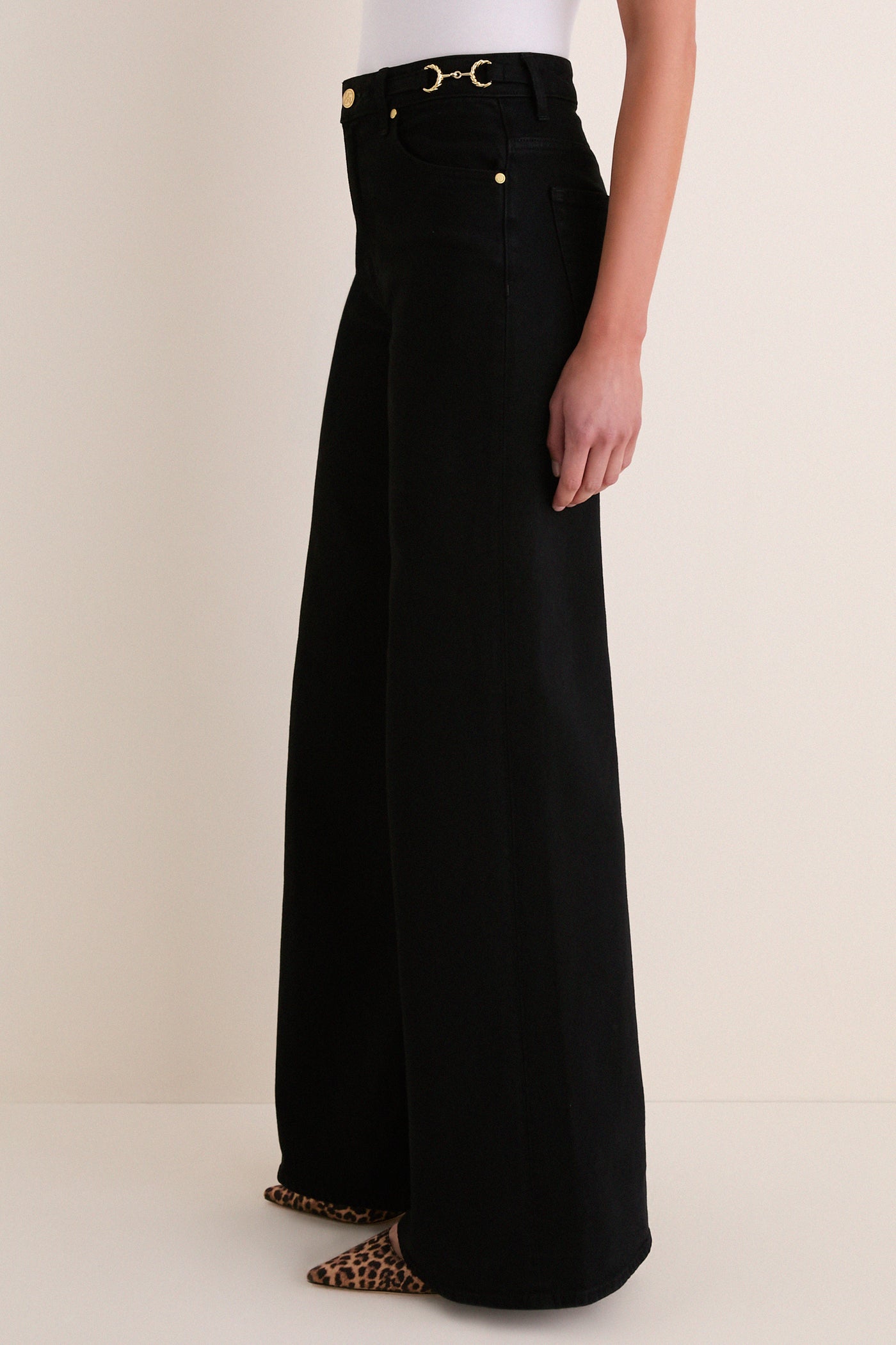 Noir Stretch Valory Flare Jean