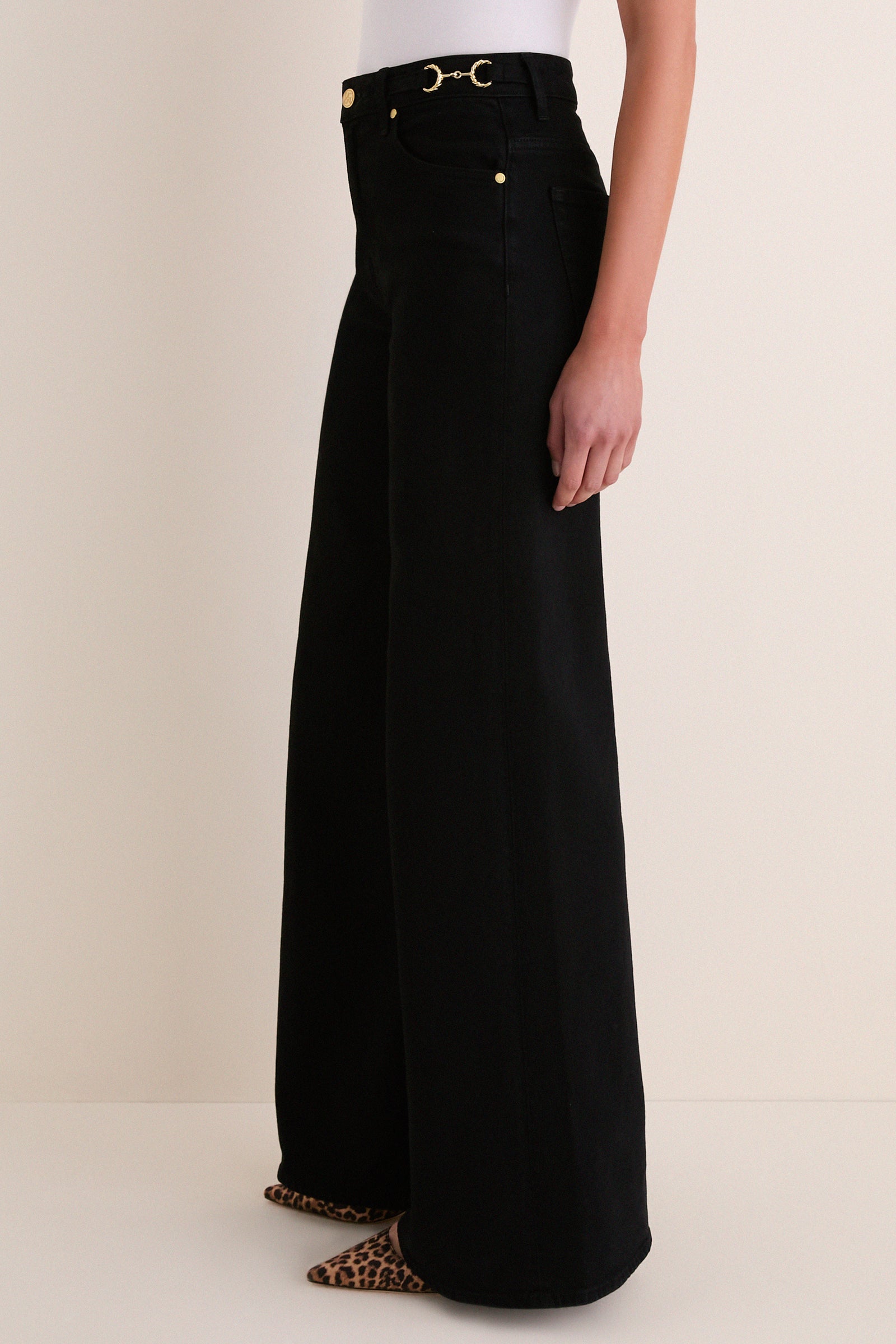 Noir Stretch Valory Flare Jean