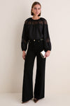 Noir Stretch Valory Flare Jean