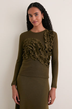 Loden Polina Long Sleeve Jersey Top