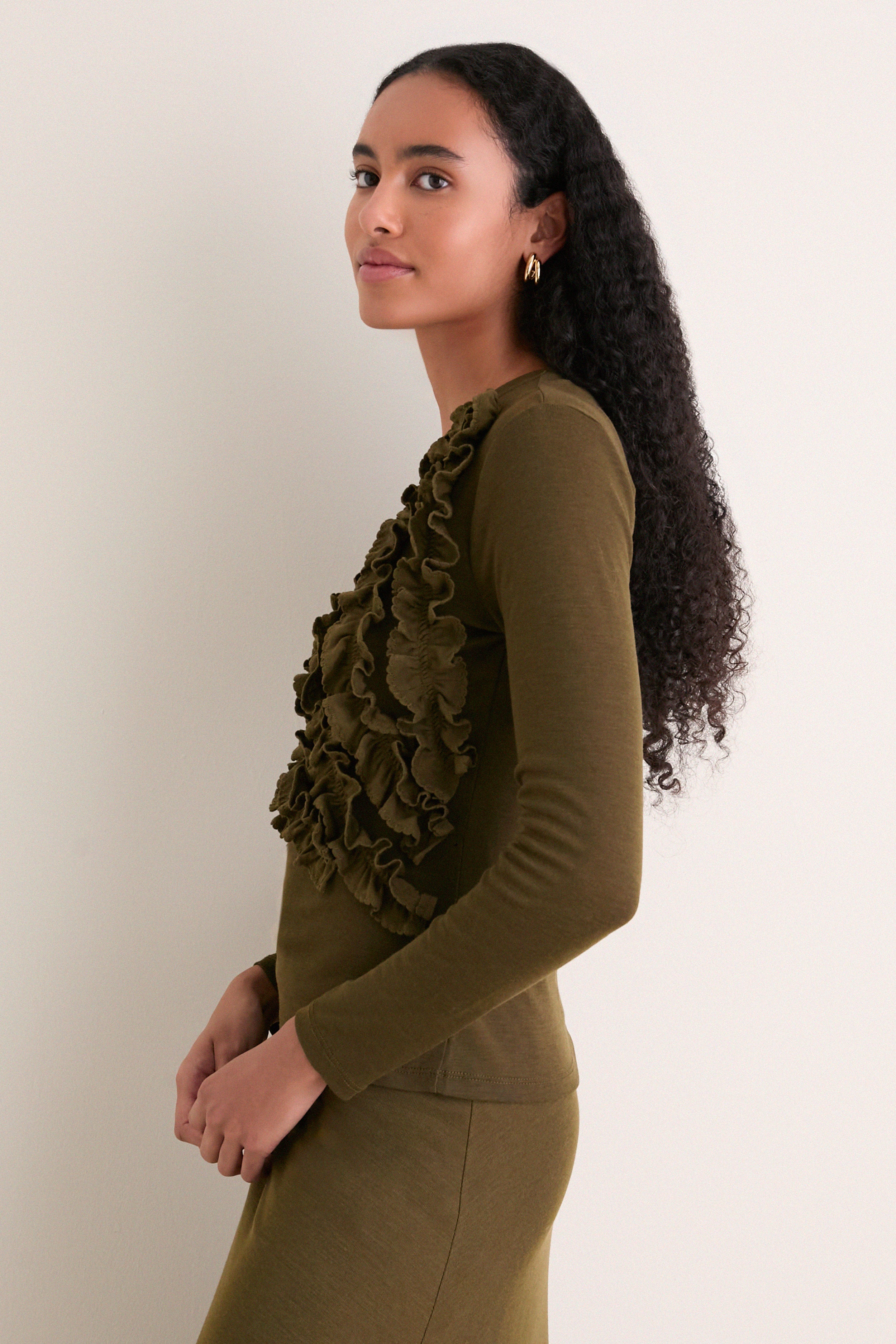 Loden Polina Long Sleeve Jersey Top