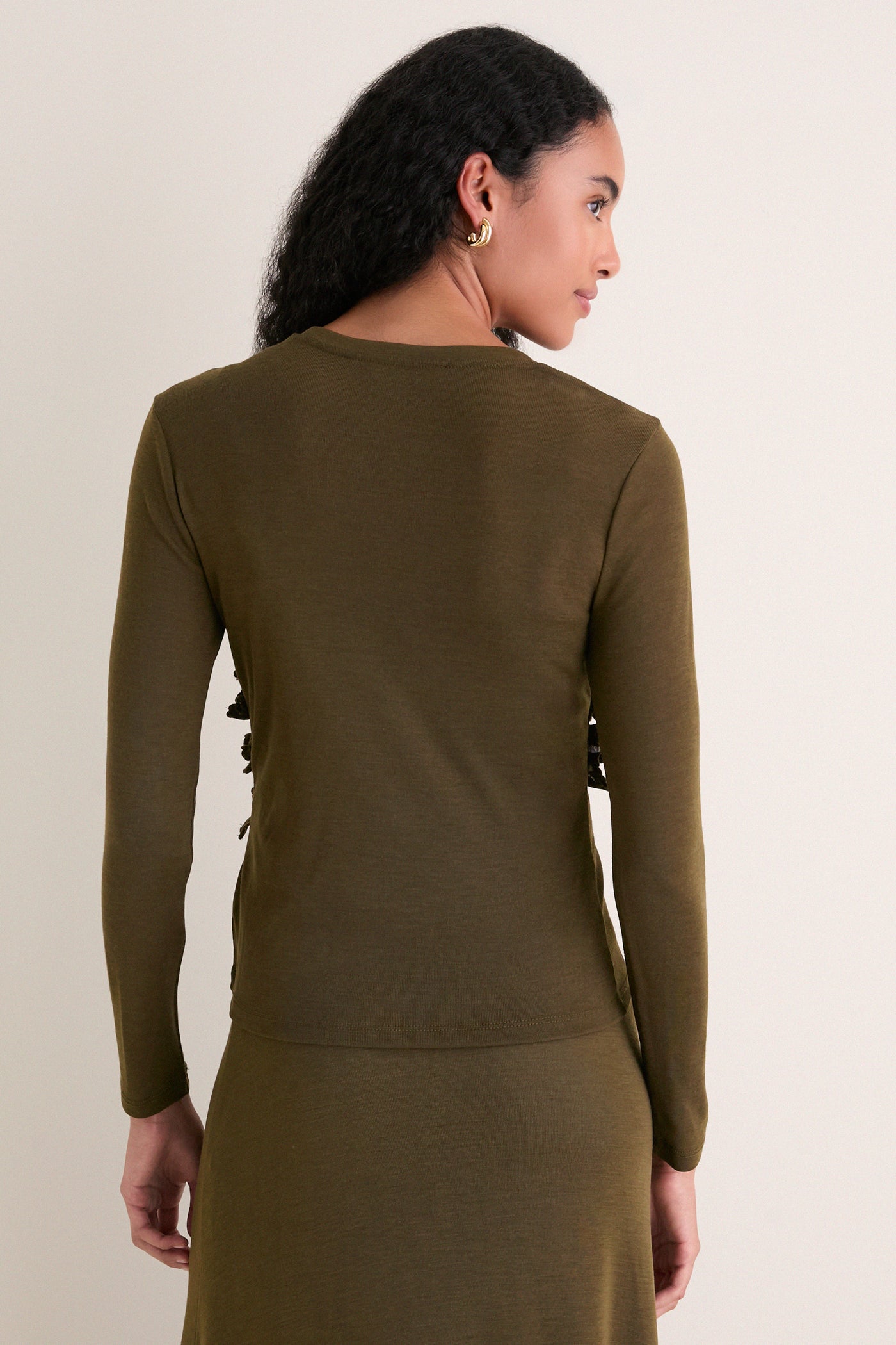 Loden Polina Long Sleeve Jersey Top
