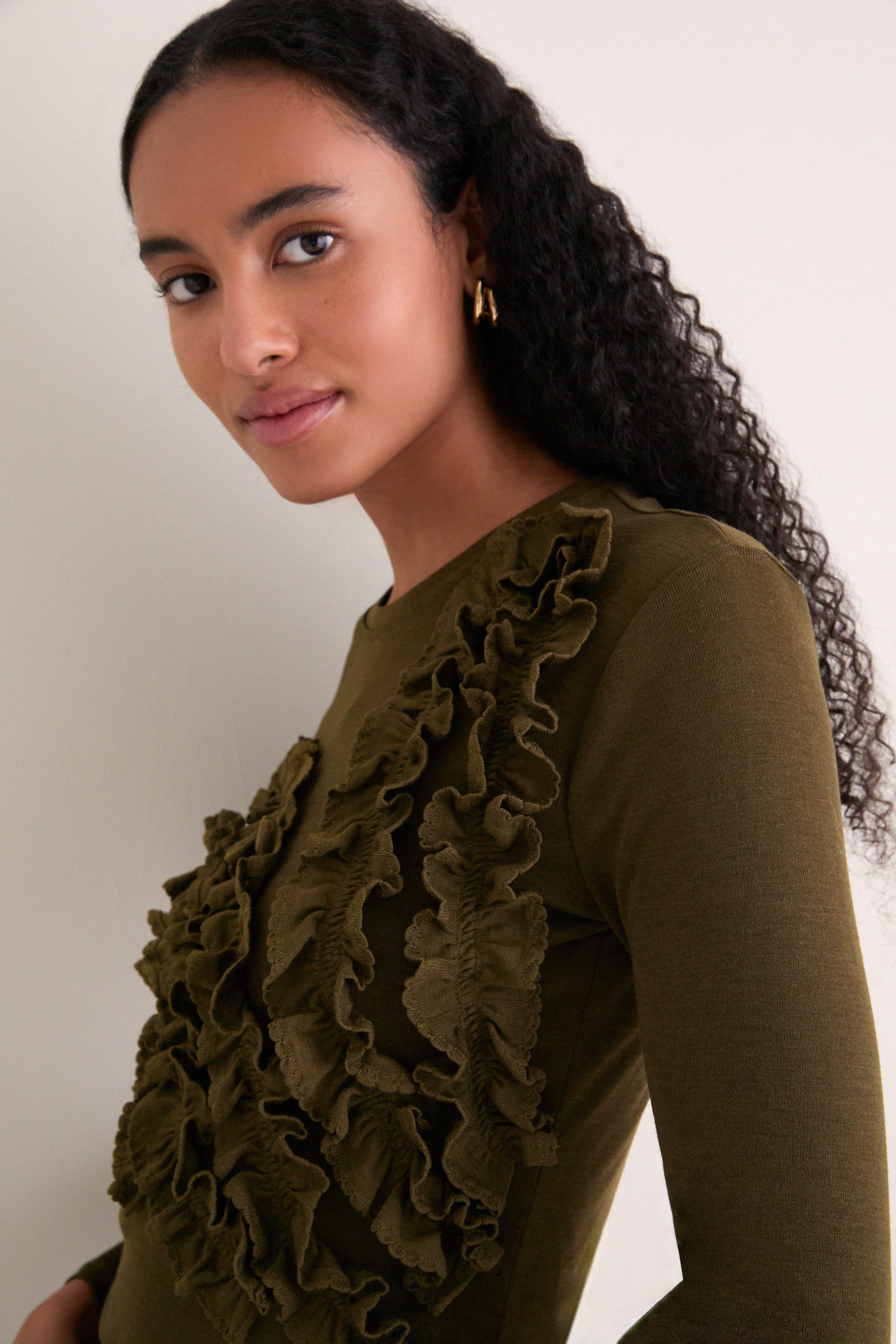 Loden Polina Long Sleeve Jersey Top