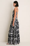 Exclusive Embroidered Guayacan Lima Maxi Dress