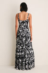Exclusive Embroidered Guayacan Lima Maxi Dress