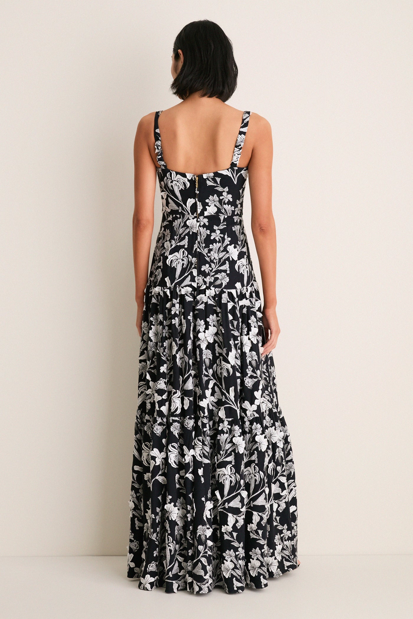 Exclusive Embroidered Guayacan Lima Maxi Dress | Agua by Agua Bendita