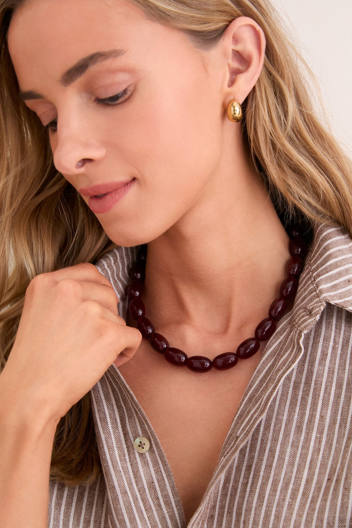 Red Clementine Necklace